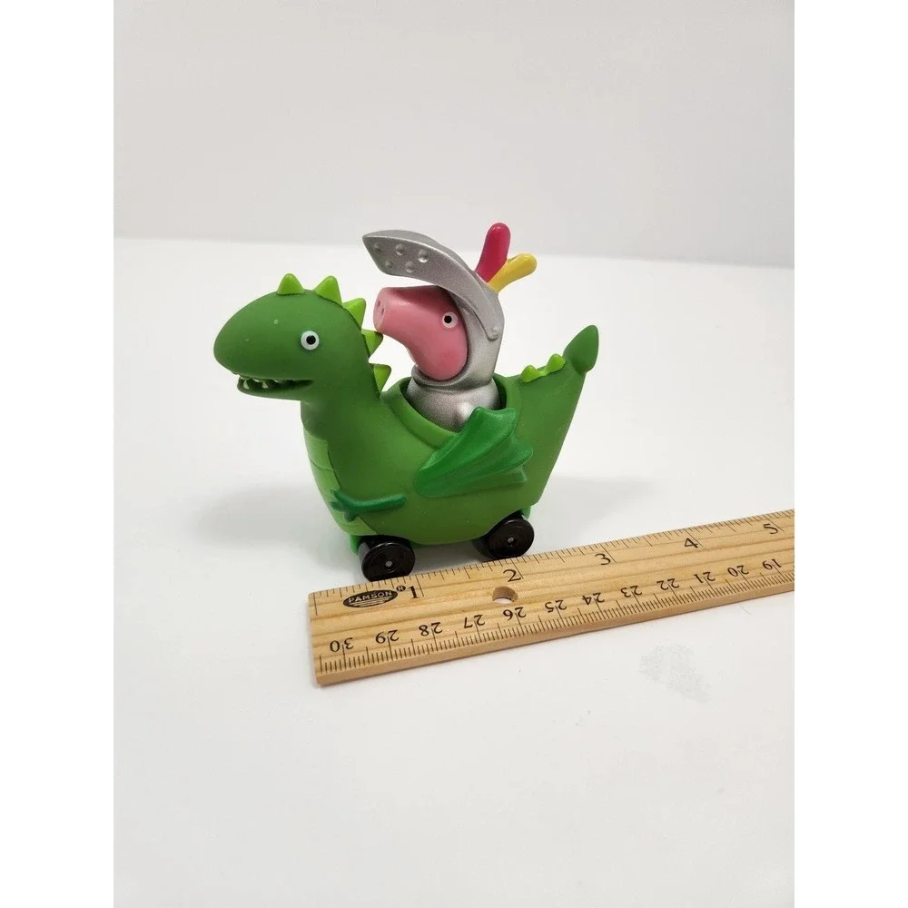Peppa Pig Vehicle Toy Set Jazwares Car Dragon Swan Figure‎ Lot, set of 3